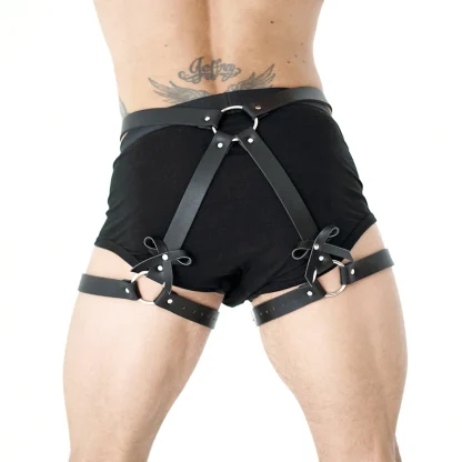 Sexy Black Leg Harness - Image 5