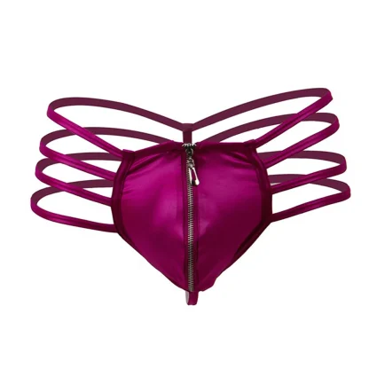Multi Strap Zip Crotch G-string - Image 3