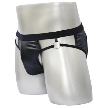 Low-rise Cutout Black Jockstrap - Image 3