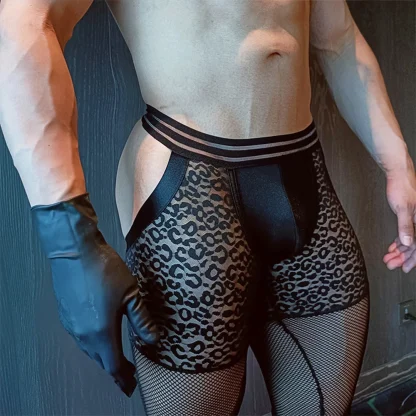 Open Buttocks Knee Length Lingerie - Image 5