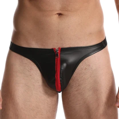 Zippered Front Low-rise Thong - Image 3
