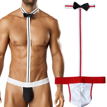 Men's Playful Bow Tie Bodysuit - Image 8
