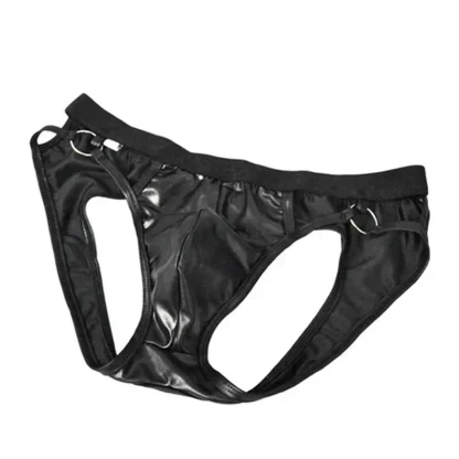 Low-rise Cutout Black Jockstrap - Image 6