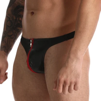 Zippered Front Low-rise Thong - Image 5