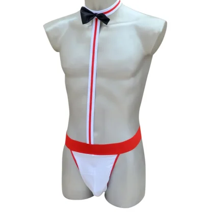 Men's Playful Bow Tie Bodysuit - Image 3
