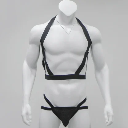 Elastic Harness Bodice Lingerie