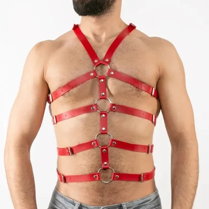 Black Adjustable Body Harness - Image 5