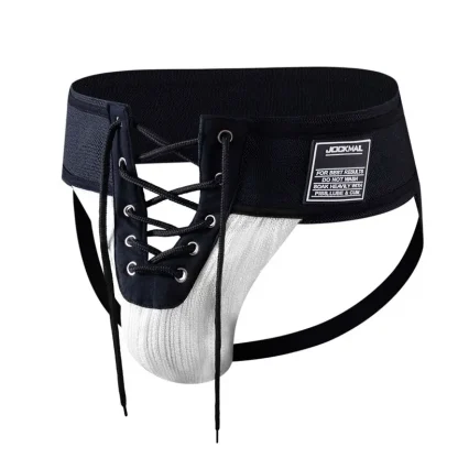 Lace-up Crotch Soft Jockstrap - Image 5