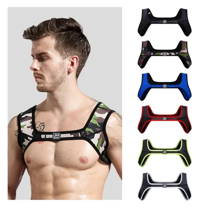 Printed Camouflage Chest Harness - Image 4