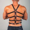 Black Adjustable Body Harness - Image 4