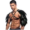 Faux Feather Shoulder Harness