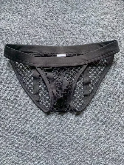 Fishnet Elastic Waist Brief - Image 13