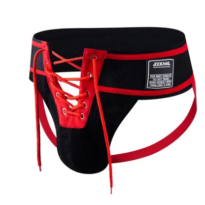 Lace-up Crotch Soft Jockstrap