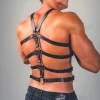 Black Adjustable Body Harness - Image 2