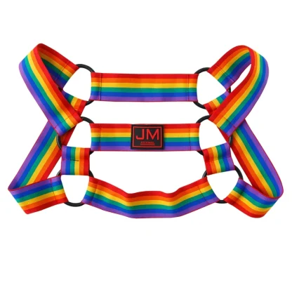 Multicolored Striped Harness Lingerie - Image 6
