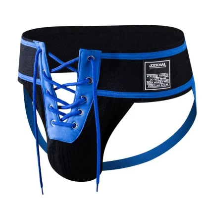 Lace-up Crotch Soft Jockstrap - Image 3