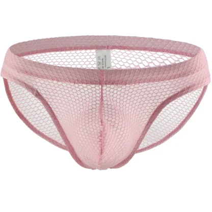 Low-rise Mesh Plain Color Brief - Image 13